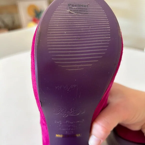 PeepToe Miss Combat Boots - Picture 6 of 9